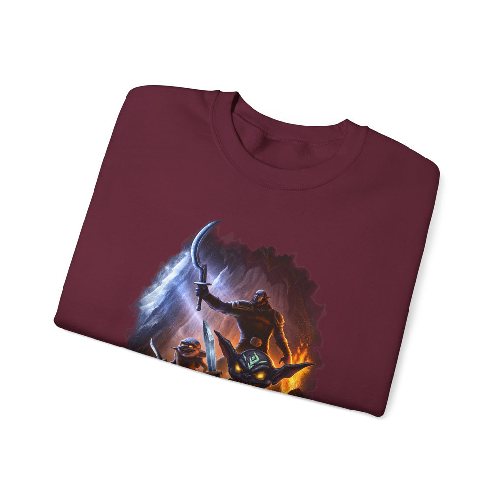 Fantasy Goblin Sweatshirt — “Goblins, Hobgoblins OH MY!” Crewneck