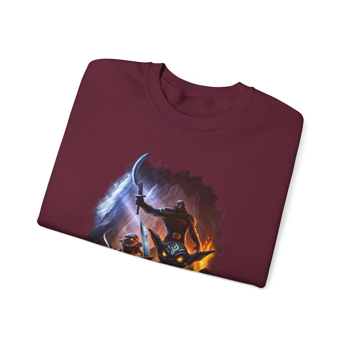 Fantasy Goblin Sweatshirt — “Goblins, Hobgoblins OH MY!” Crewneck