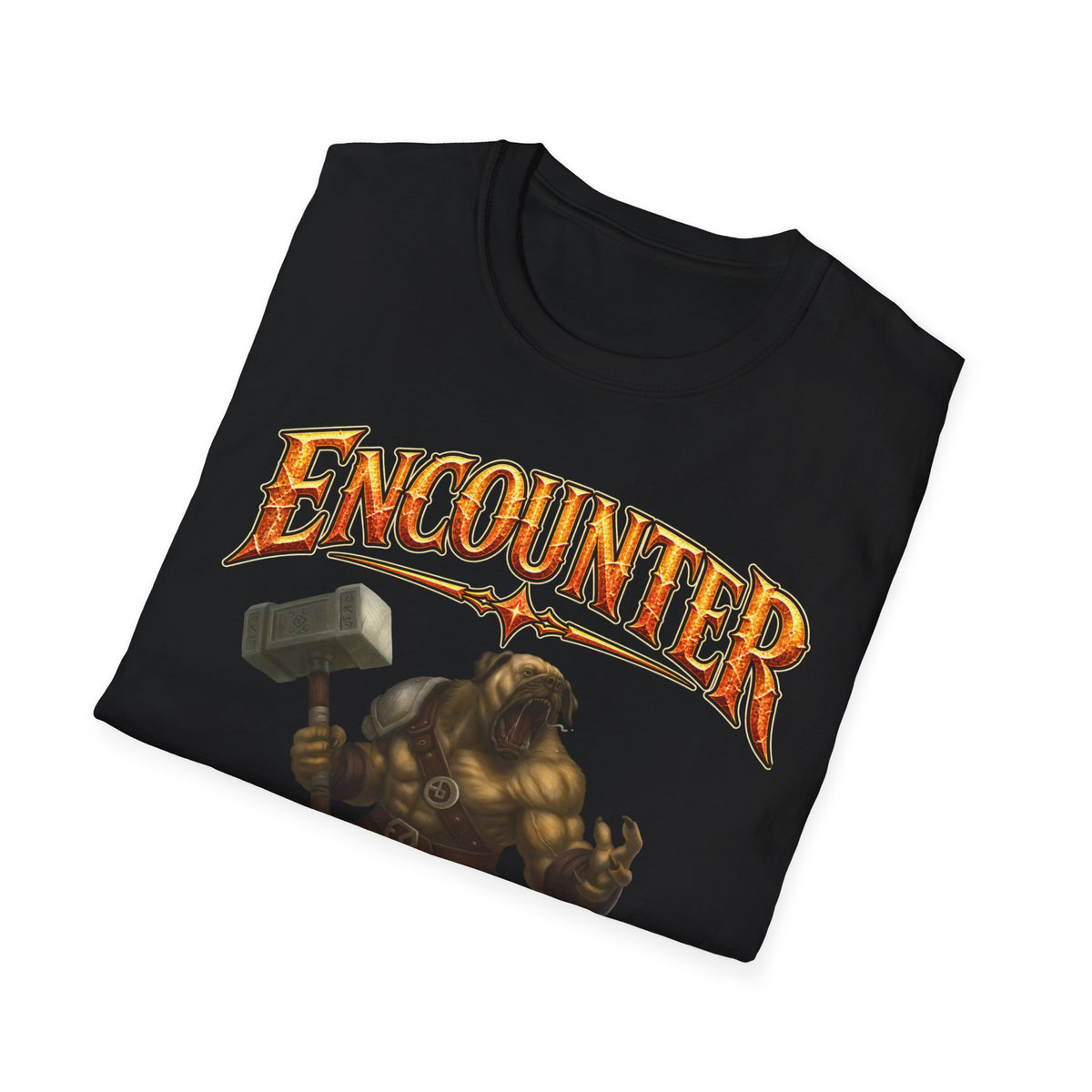 Encounter RPG T-Shirt — "Encounter (noun): The GM’s polite term for attempted murder"