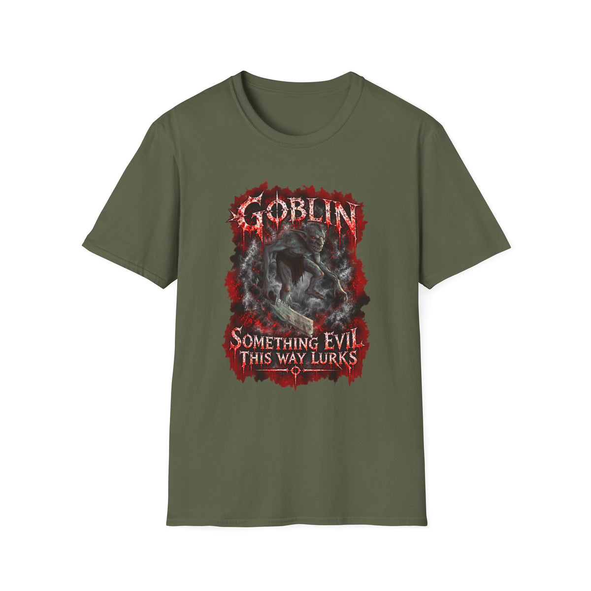 Goblin 'Something Evil This Way Lurks' Graphic T-Shirt
