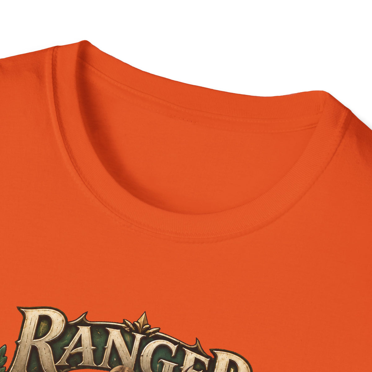 Ranger Fantasy Character T-Shirt — Medieval Archer Illustration Tee
