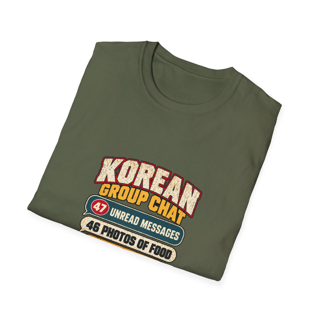 Korean Group Chat Did You Eat T-Shirt | Funny Korean Food Chat Tee