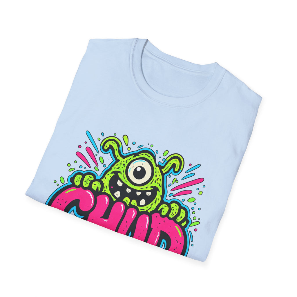 Chud Monster Graphic T-Shirt | Cute One-Eyed Alien Illustration