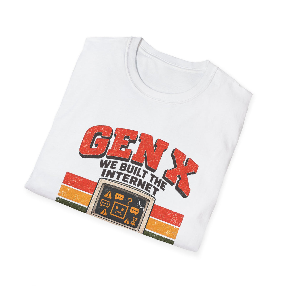 Gen X We Built the Internet vintage computer T-Shirt | Retro 80s 90s graphic