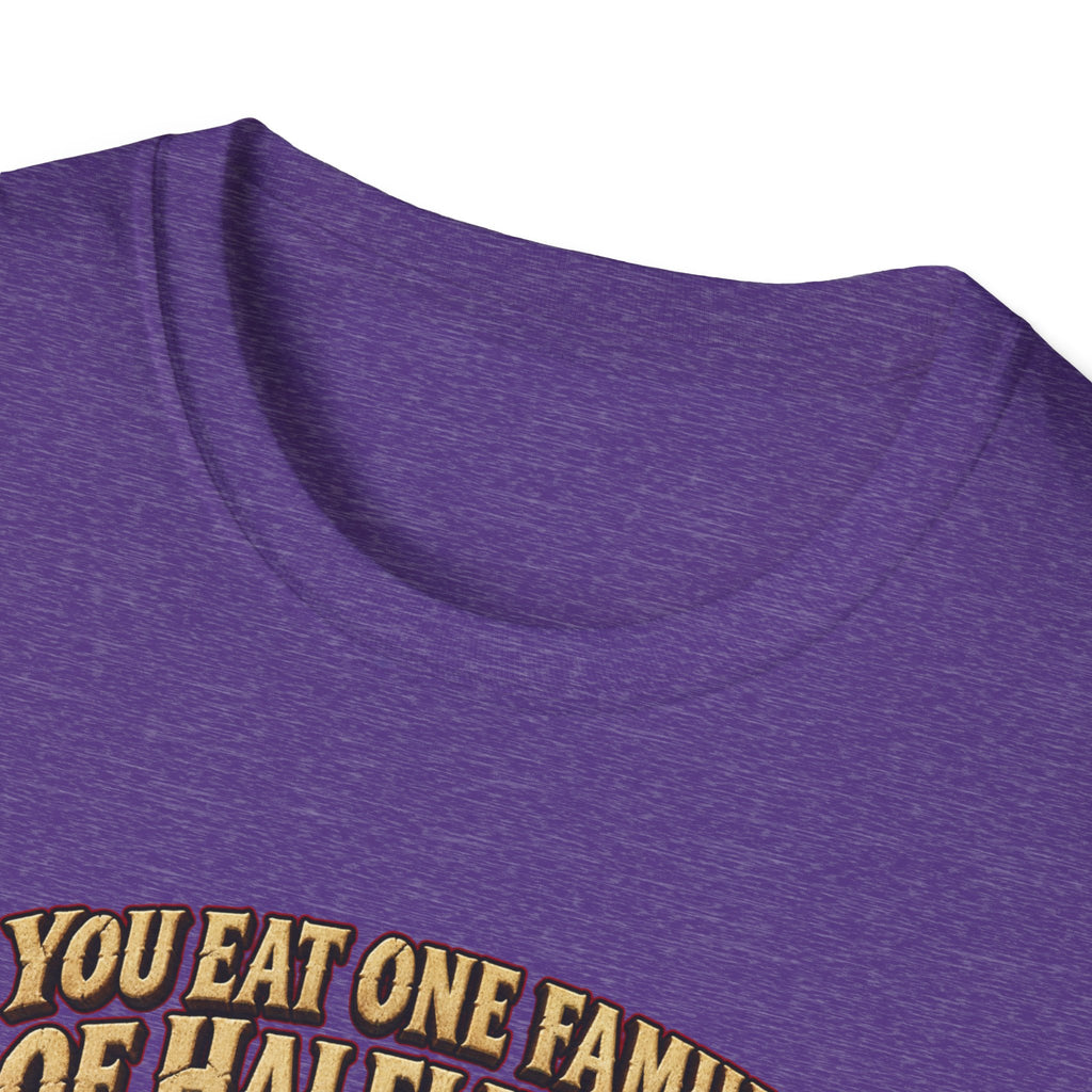 You Eat One Family of Halflings T-Shirt | Fantasy Ogre Monster RPG Design