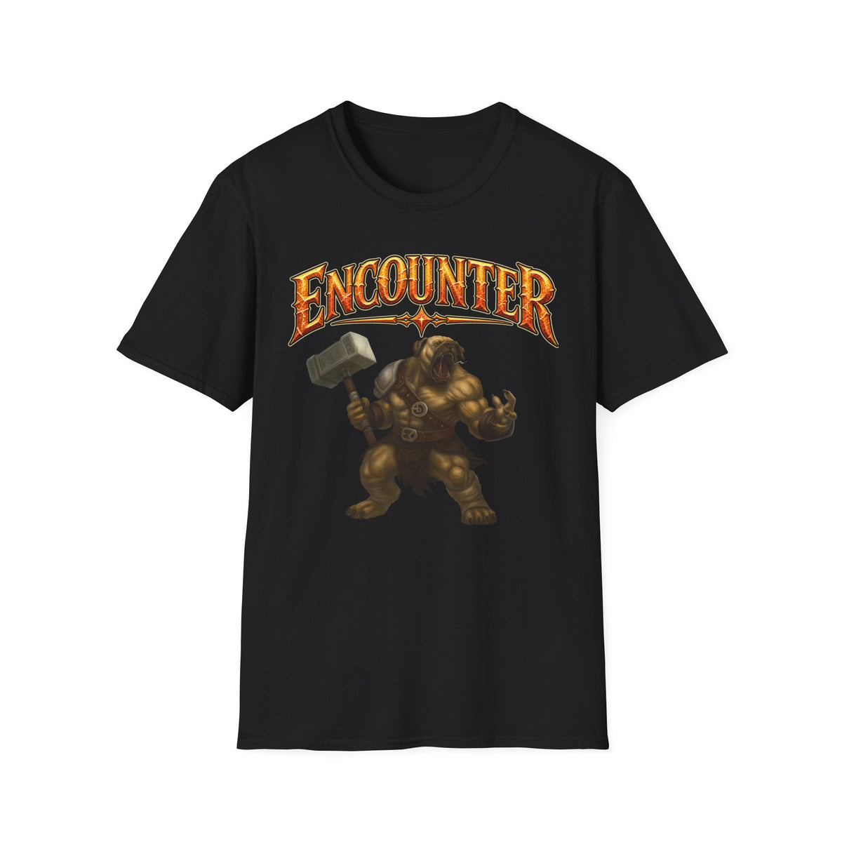 Encounter RPG T-Shirt — "Encounter (noun): The GM’s polite term for attempted murder"