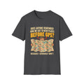 Before GPS? Map Reader T-Shirt | Vintage Map Illustration, Travel Humor