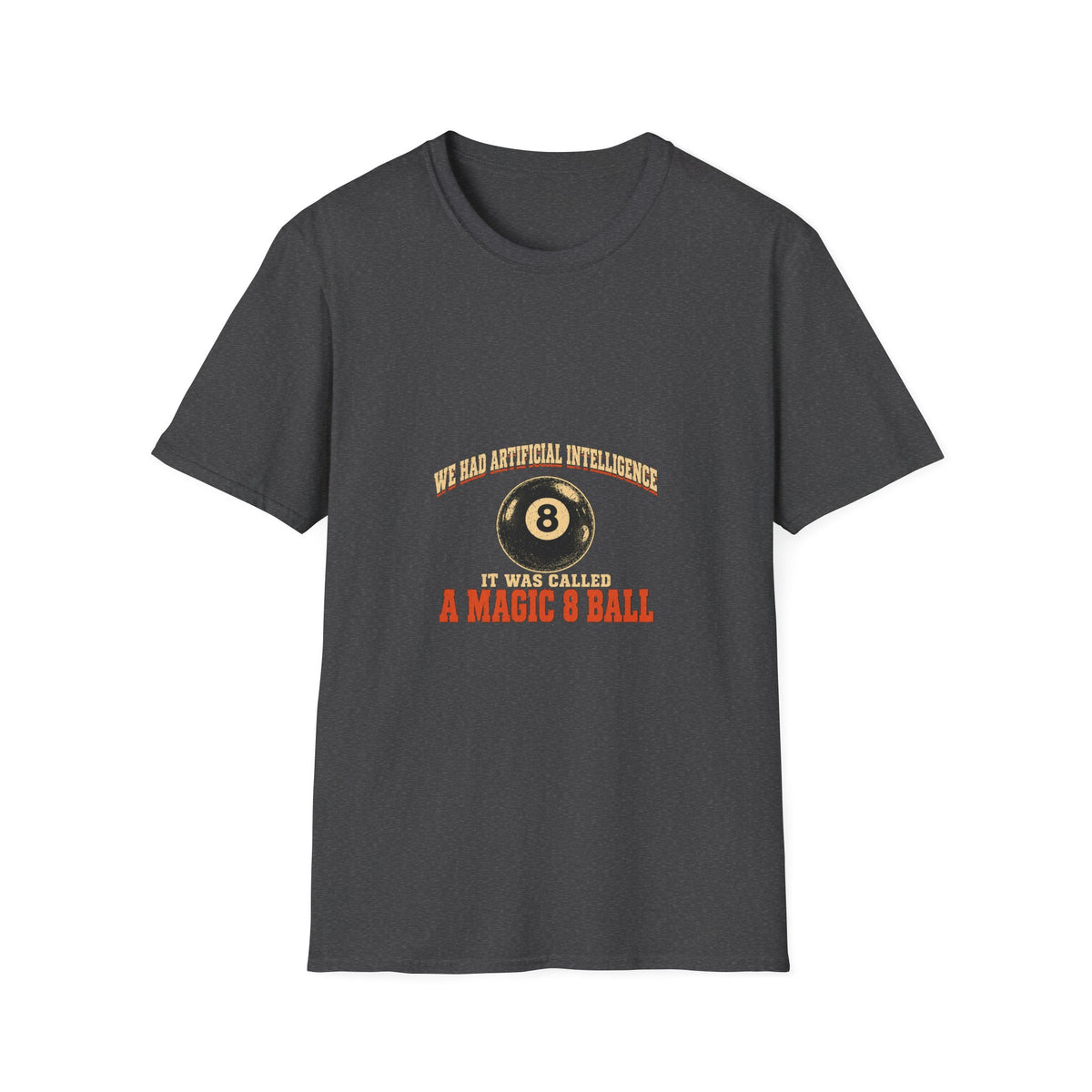 Magic 8 Ball graphic T-Shirt | Retro fortune teller pool ball tee