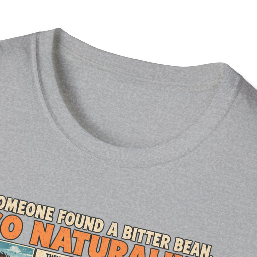 Coffee Comic Panel T-Shirt | Retro Coffee Comic Strip