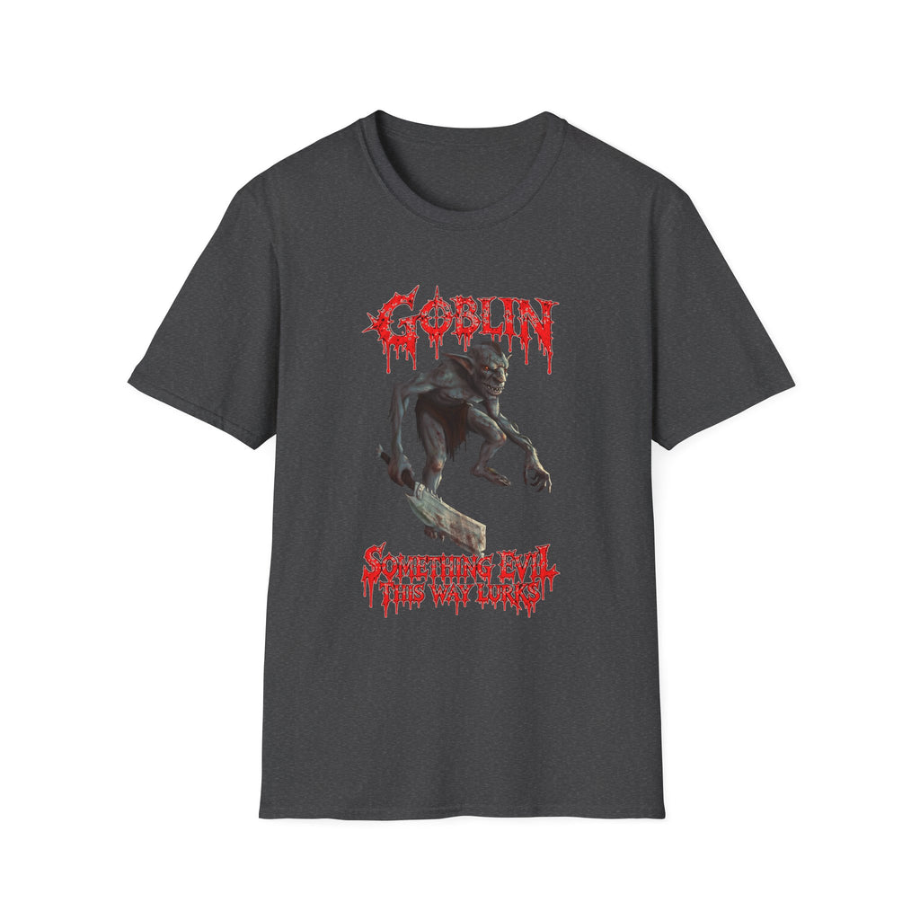 Goblin Horror T-Shirt — 'Something Evil This Way Lurks' Graphic Tee