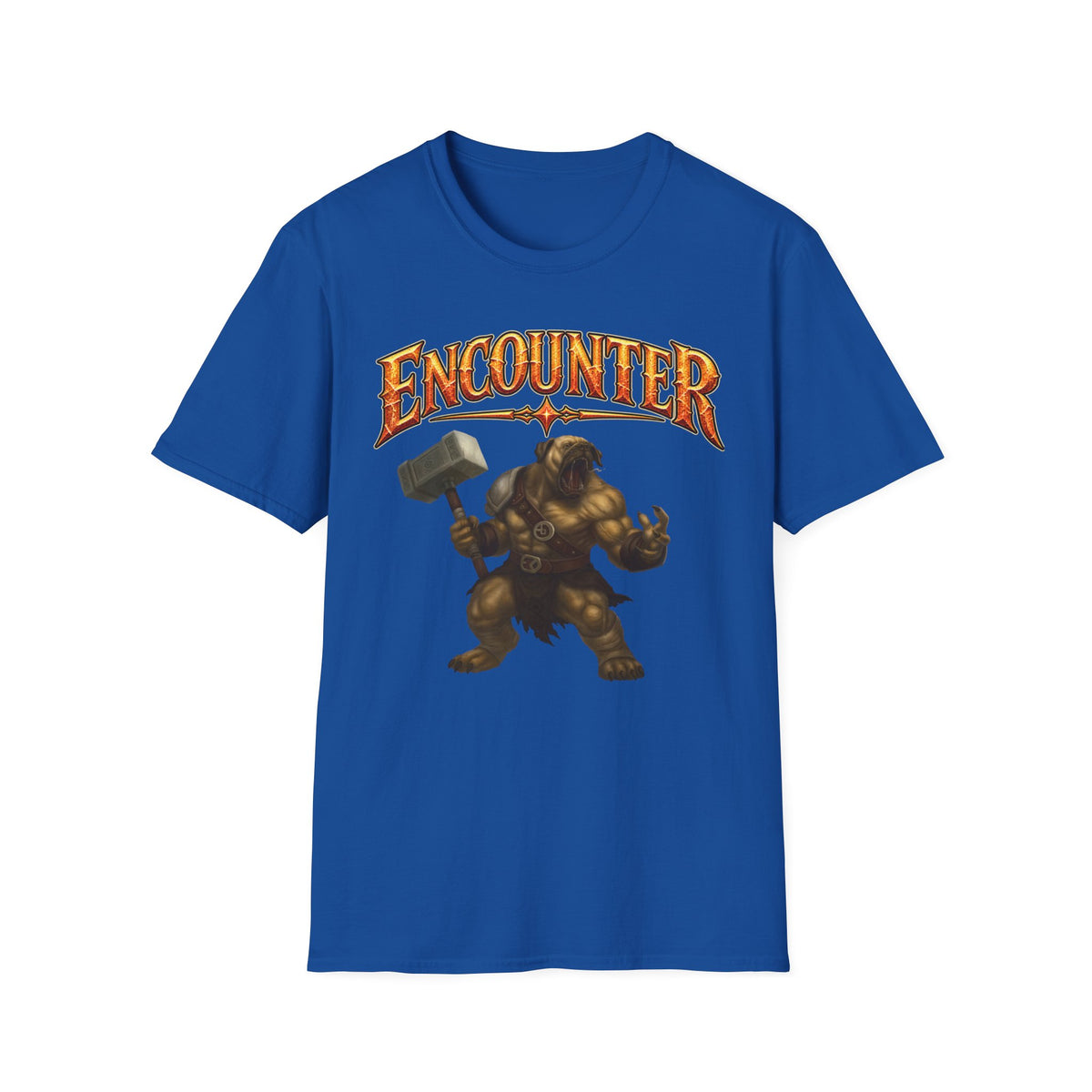Encounter RPG T-Shirt — "Encounter (noun): The GM’s polite term for attempted murder"