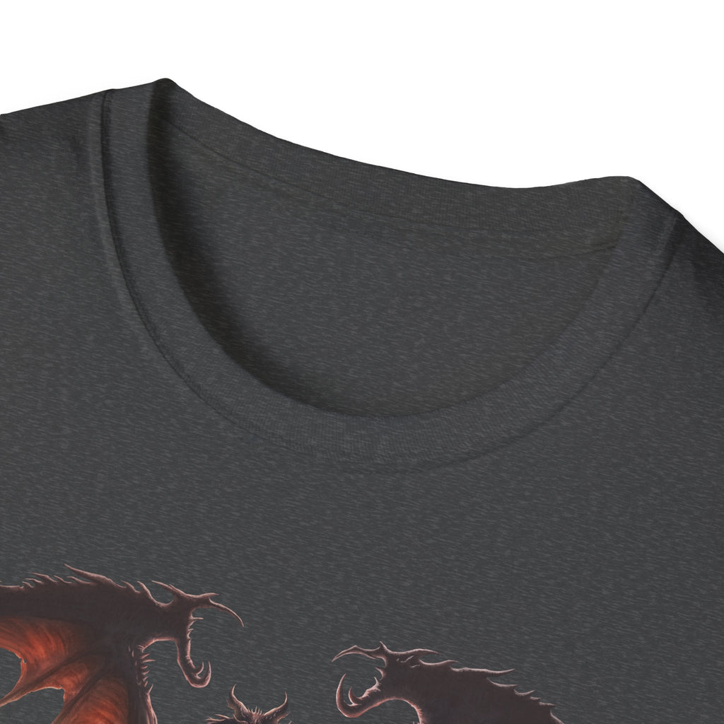 Dragon Definition T-Shirt — Fantasy Creature Illustration & Funny Dragon Traits Tee