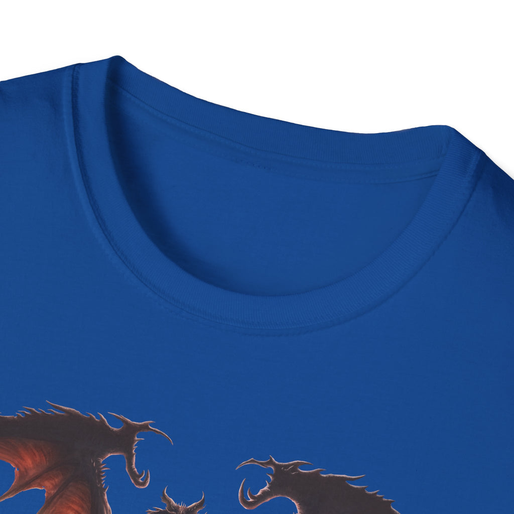 Dragon Definition T-Shirt — Fantasy Creature Illustration & Funny Dragon Traits Tee