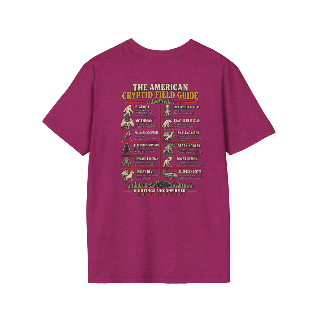 Cryptid Field Guide T-Shirt — The American Cryptid Field Guide Graphic Tee