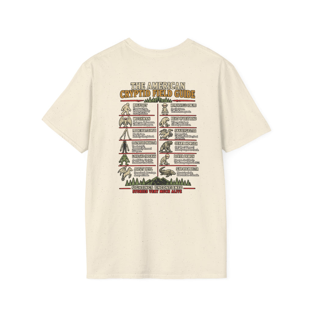 Cryptid Field Guide T-Shirt — The American Cryptid Field Guide Graphic Tee