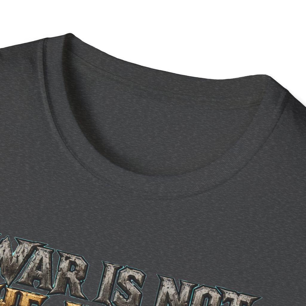 War Is Not The Answer Tee — "Depends On The Question" Graphic T-Shirt