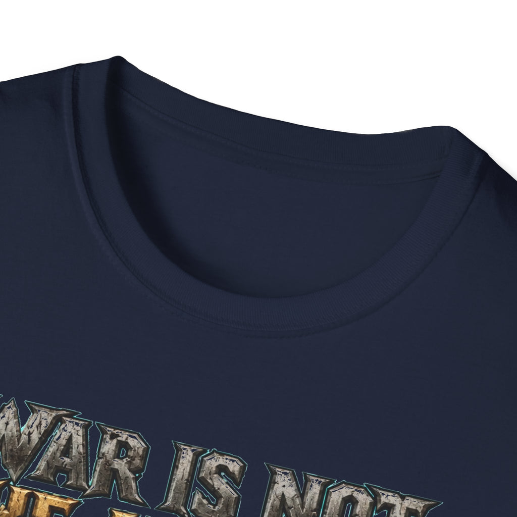 War Is Not The Answer Tee — "Depends On The Question" Graphic T-Shirt