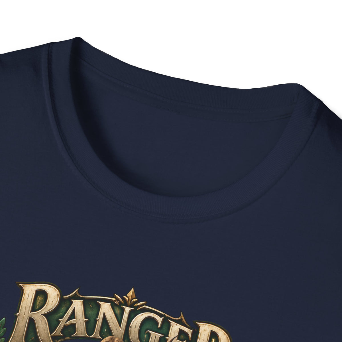 Ranger Fantasy Character T-Shirt — Medieval Archer Illustration Tee