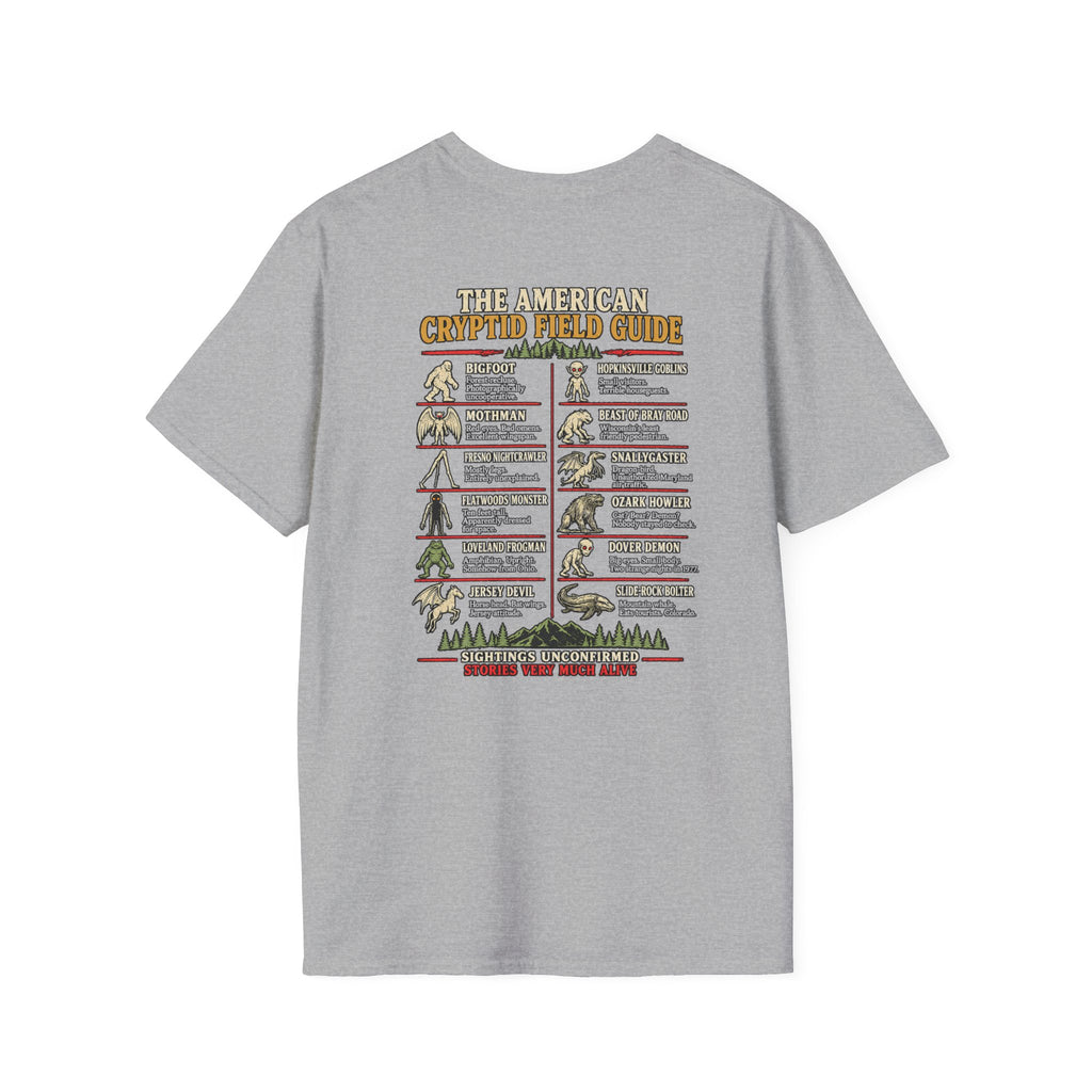 Cryptid Field Guide T-Shirt — The American Cryptid Field Guide Graphic Tee