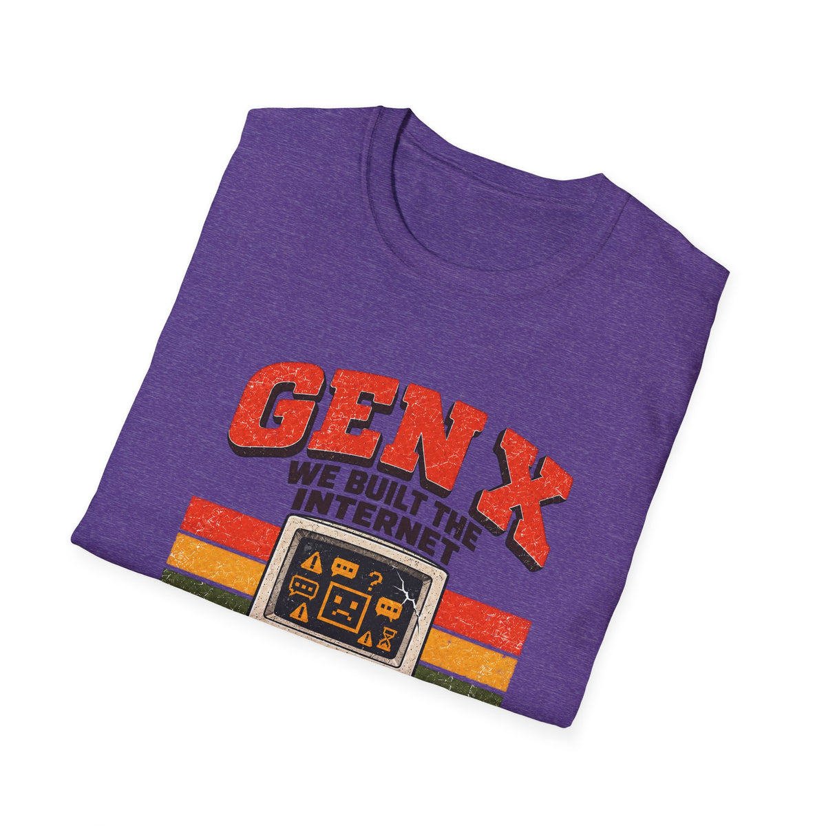 Gen X We Built the Internet vintage computer T-Shirt | Retro 80s 90s graphic