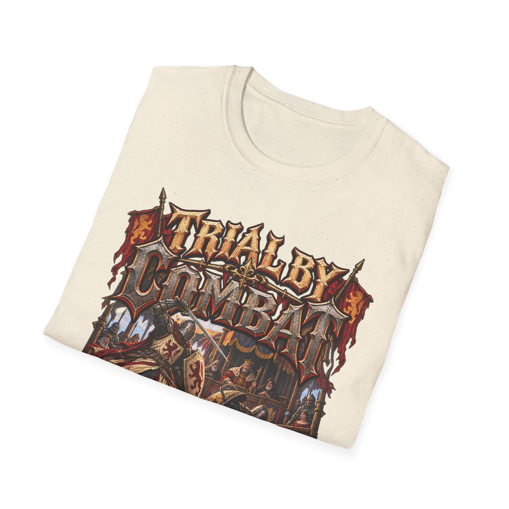 Trial By Combat T-Shirt — "When I’ll See You in Court I Hit Different" Medieval Fantasy Graphic Tee