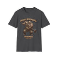 Nobody Remembers Ogre Illustration T-Shirt | Fantasy Warrior, Humorous Text