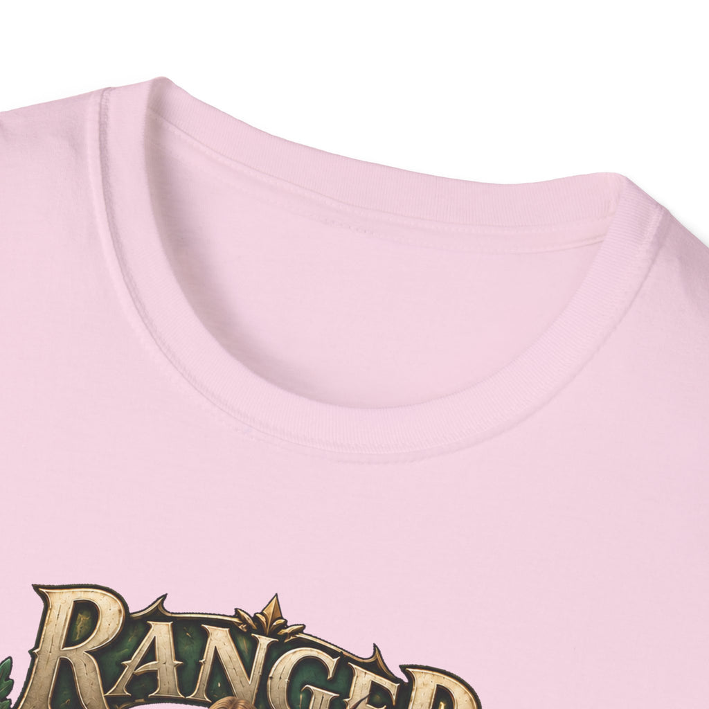 Ranger Fantasy Character T-Shirt — Medieval Archer Illustration Tee