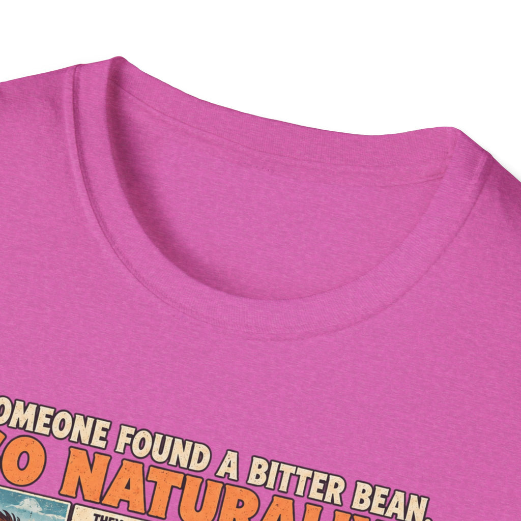 Coffee Comic Panel T-Shirt | Retro Coffee Comic Strip