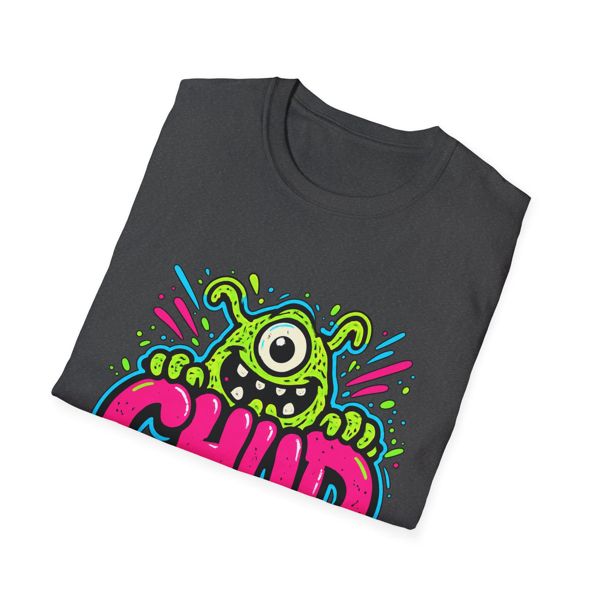 Chud Monster Graphic T-Shirt | Cute One-Eyed Alien Illustration