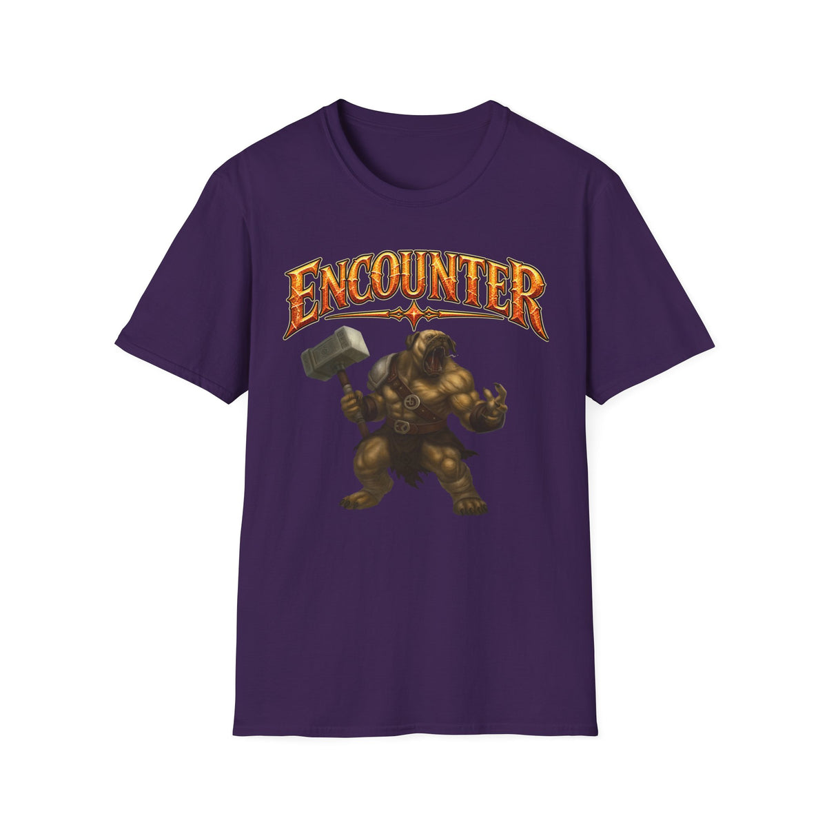 Encounter RPG T-Shirt — "Encounter (noun): The GM’s polite term for attempted murder"