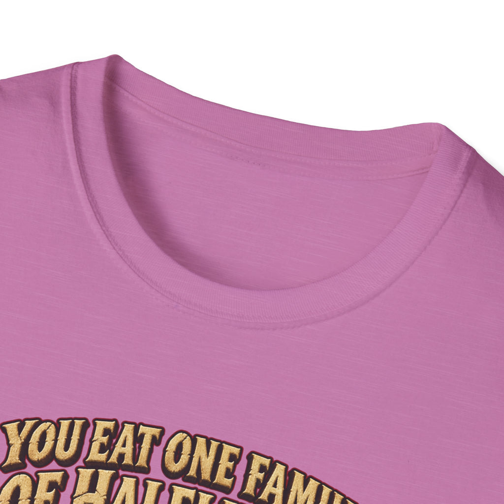 You Eat One Family of Halflings T-Shirt | Fantasy Ogre Monster RPG Design