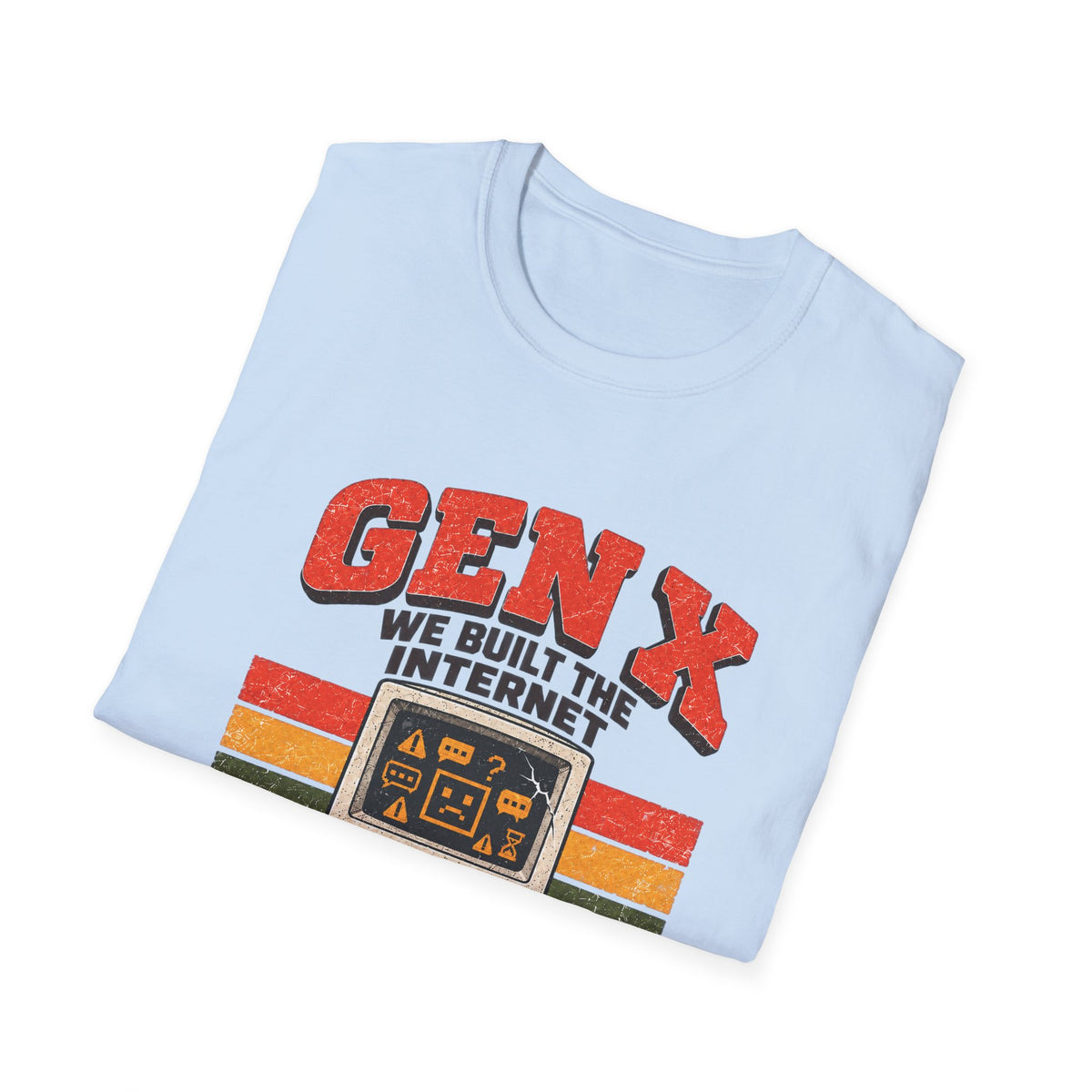Gen X We Built the Internet vintage computer T-Shirt | Retro 80s 90s graphic