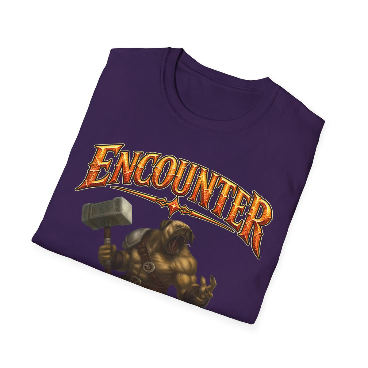 Encounter RPG T-Shirt — "Encounter (noun): The GM’s polite term for attempted murder"