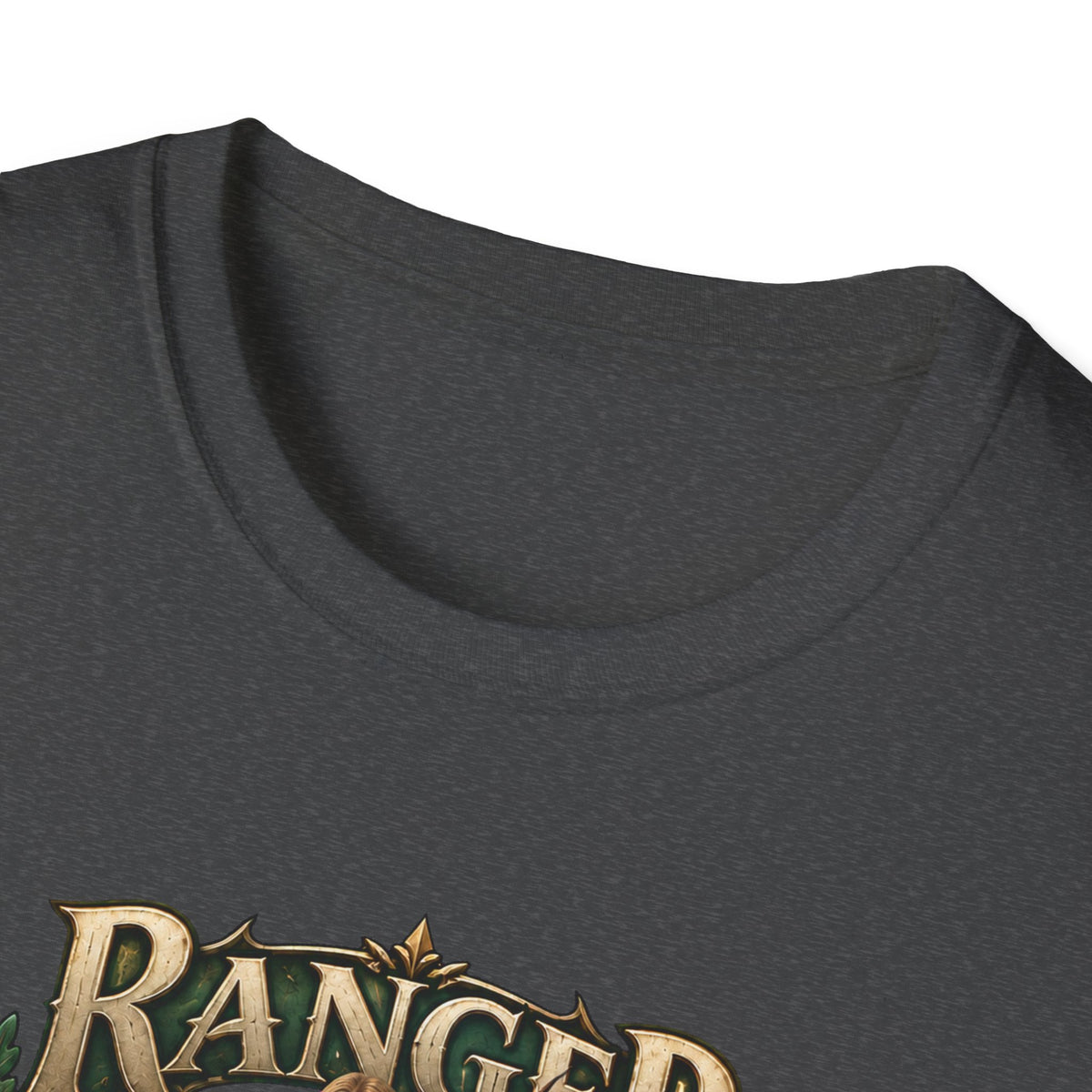 Ranger Fantasy Character T-Shirt — Medieval Archer Illustration Tee