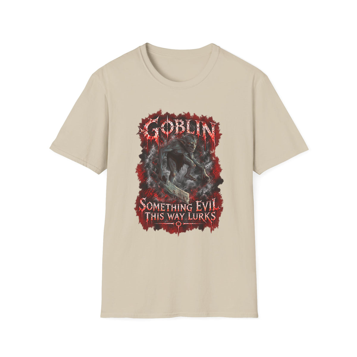 Goblin 'Something Evil This Way Lurks' Graphic T-Shirt