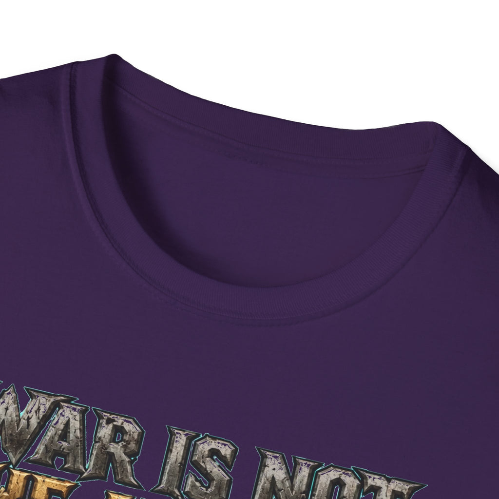 War Is Not The Answer Tee — "Depends On The Question" Graphic T-Shirt