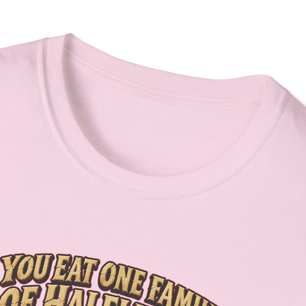 You Eat One Family of Halflings T-Shirt | Fantasy Ogre Monster RPG Design