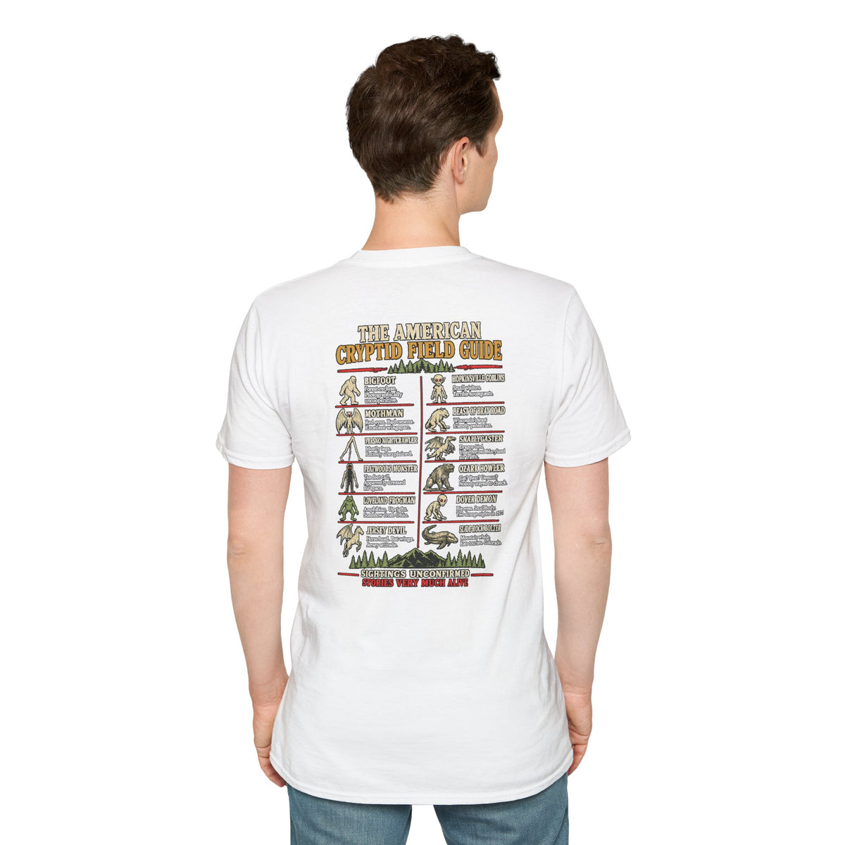 Cryptid Field Guide T-Shirt — The American Cryptid Field Guide Graphic Tee