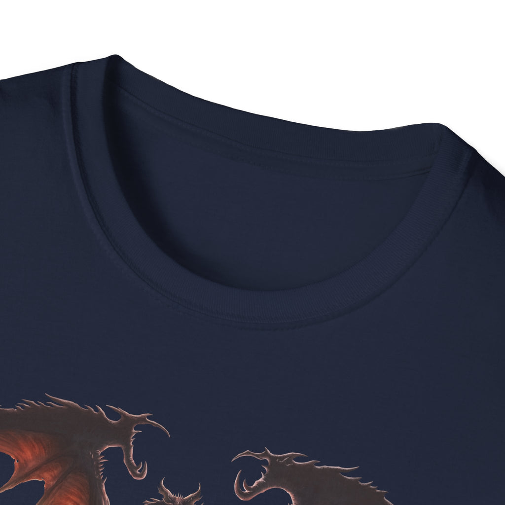 Dragon Definition T-Shirt — Fantasy Creature Illustration & Funny Dragon Traits Tee