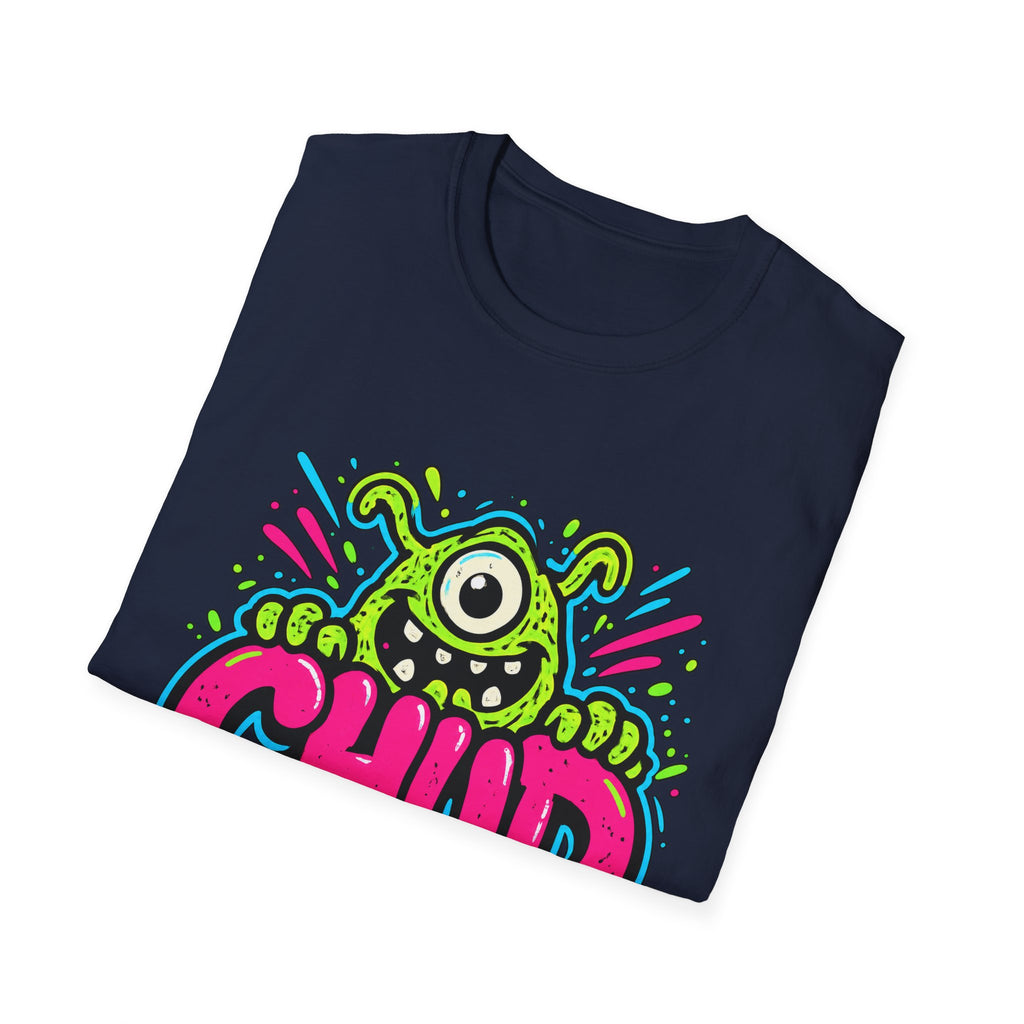 Chud Monster Graphic T-Shirt | Cute One-Eyed Alien Illustration