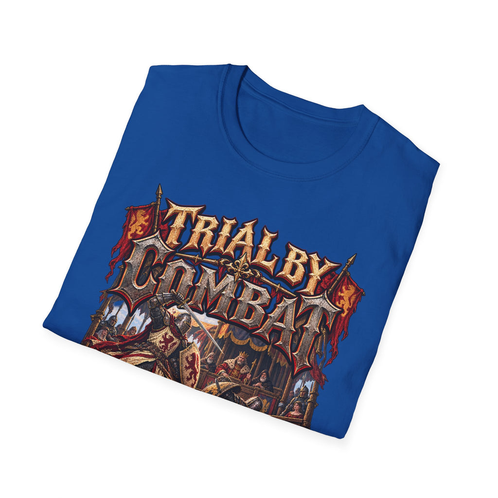 Trial By Combat T-Shirt — "When I’ll See You in Court I Hit Different" Medieval Fantasy Graphic Tee
